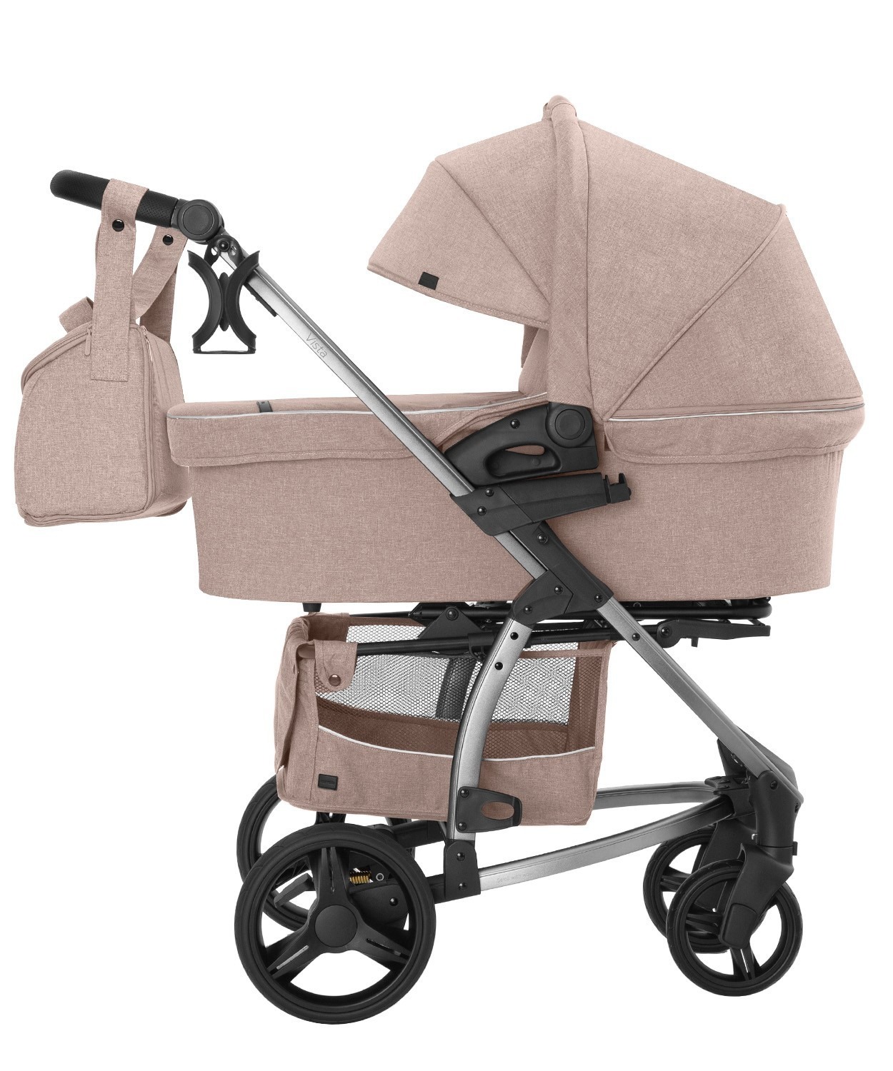 Коляска універсальна CARRELLO Vista CRL-6501/1 (2in1) Stone Beige