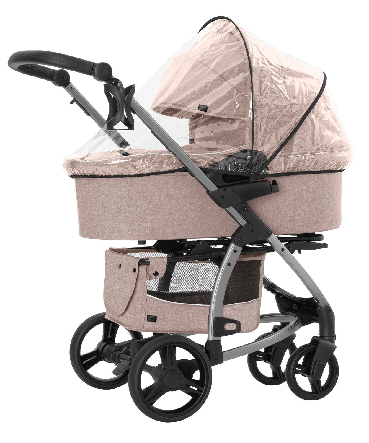 Коляска універсальна CARRELLO Vista CRL-6501/1 (2in1) Stone Beige