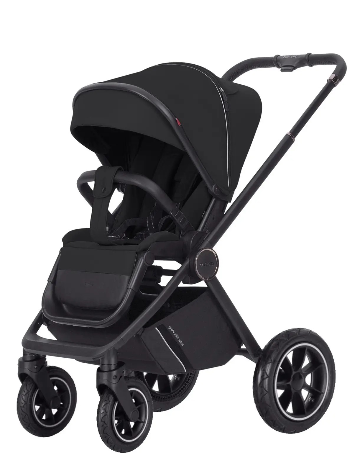 Коляска універсальна CARRELLO Ultimo CRL-6516 BF (2in1 AIR) Pitch Black