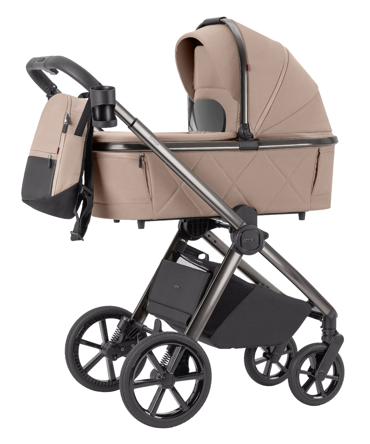 Коляска універсальна CARRELLO Omega CRL-6535/1 (3in1) Fantastic Beige