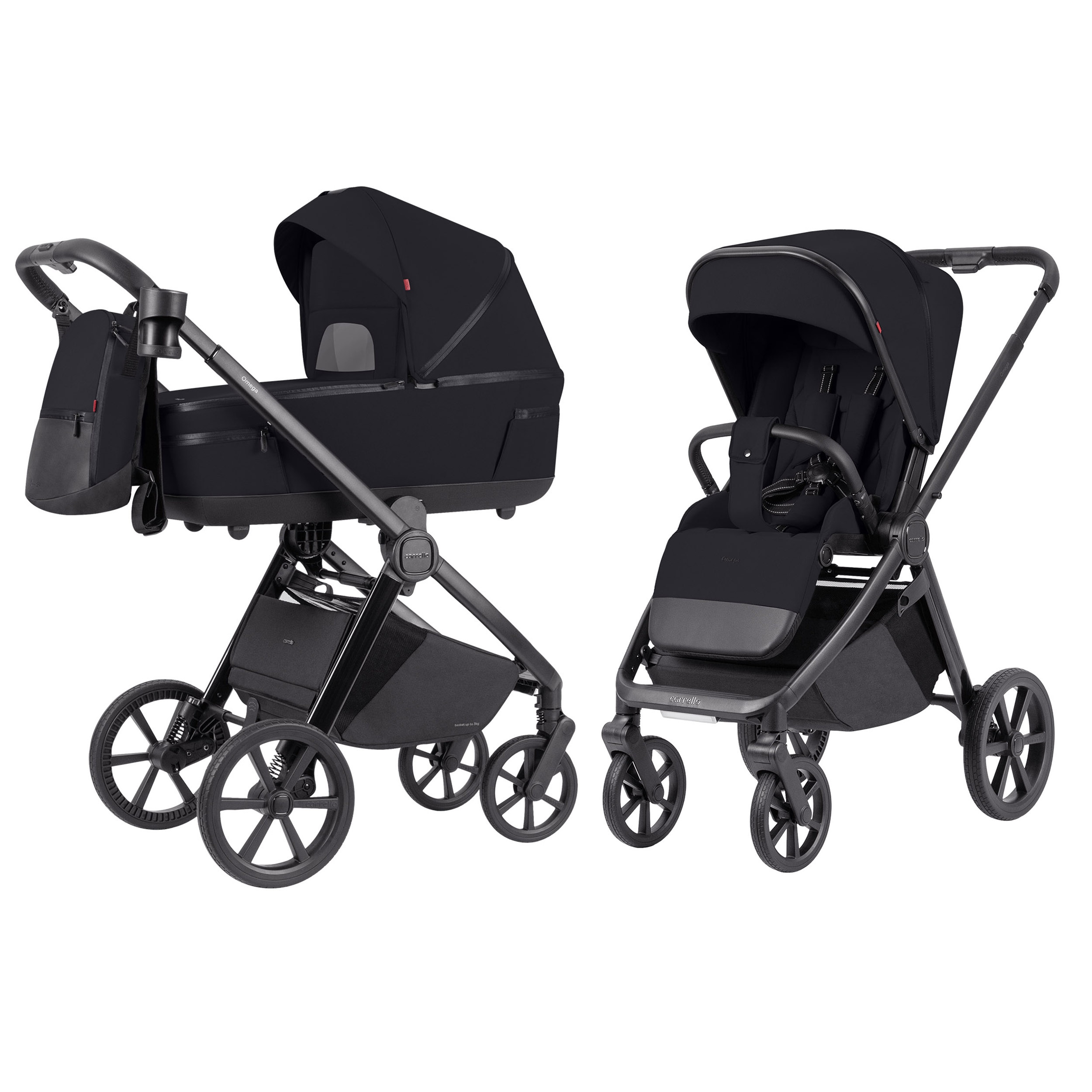 Коляска універсальна CARRELLO Omega CRL-6540 (2in1) Cosmo Black