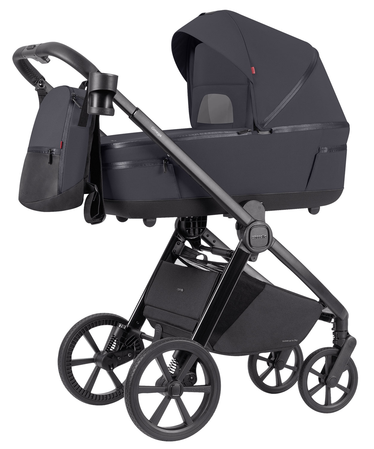 Коляска універсальна CARRELLO Omega CRL-6545 (3in1) Meteor Grey