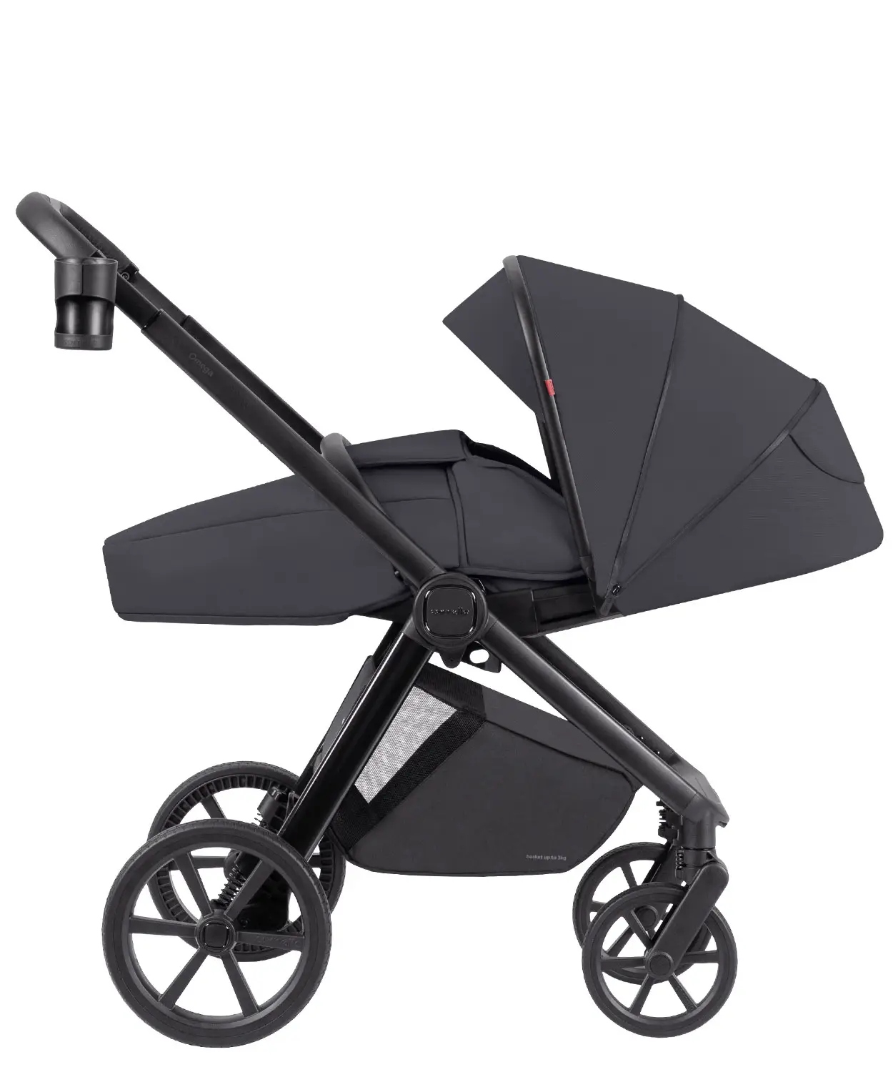 Коляска універсальна CARRELLO Omega CRL-6545 (3in1) Meteor Grey