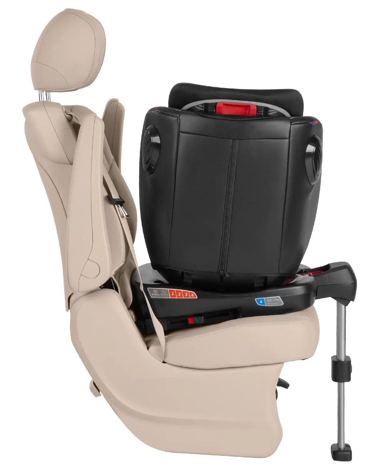 Автокрісло CARRELLO Asteroid+ CRL-15801 Shale Grey 0+1/2/3 ISOFIX з поворотом та опорною стійкою