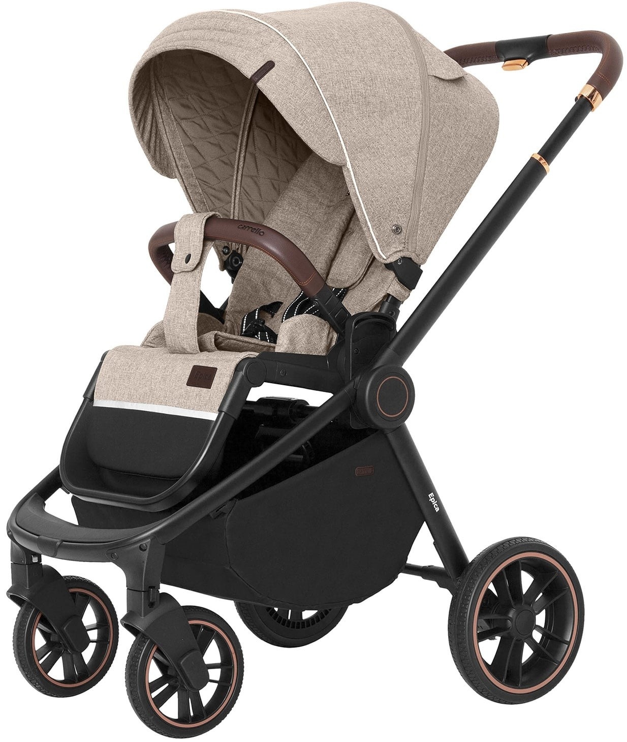 Коляска універсальна CARRELLO Epica CRL-8510/1 (2in1) Almond Beige