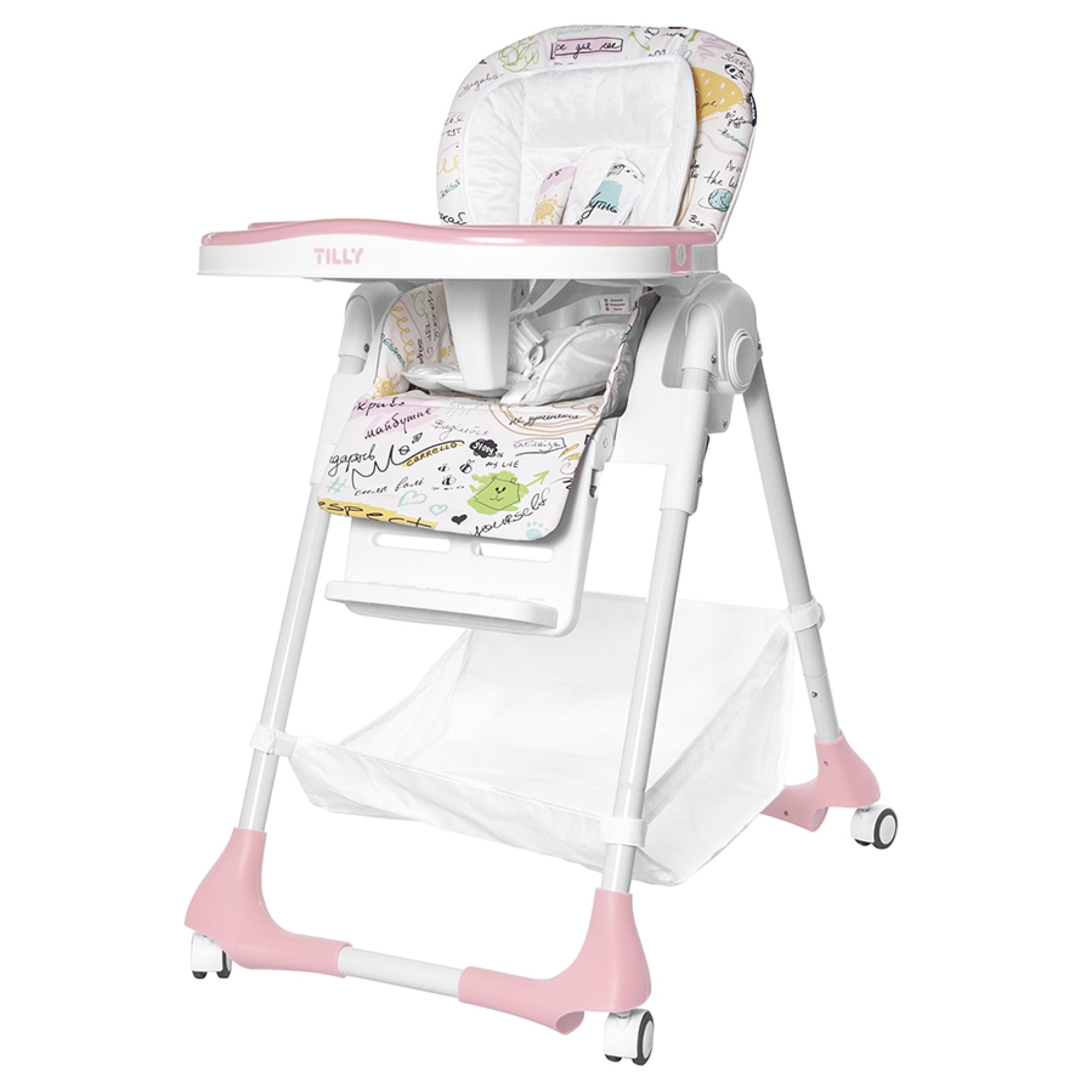 Стільчик для годування BABY TILLY Bistro T-641/2 Rose