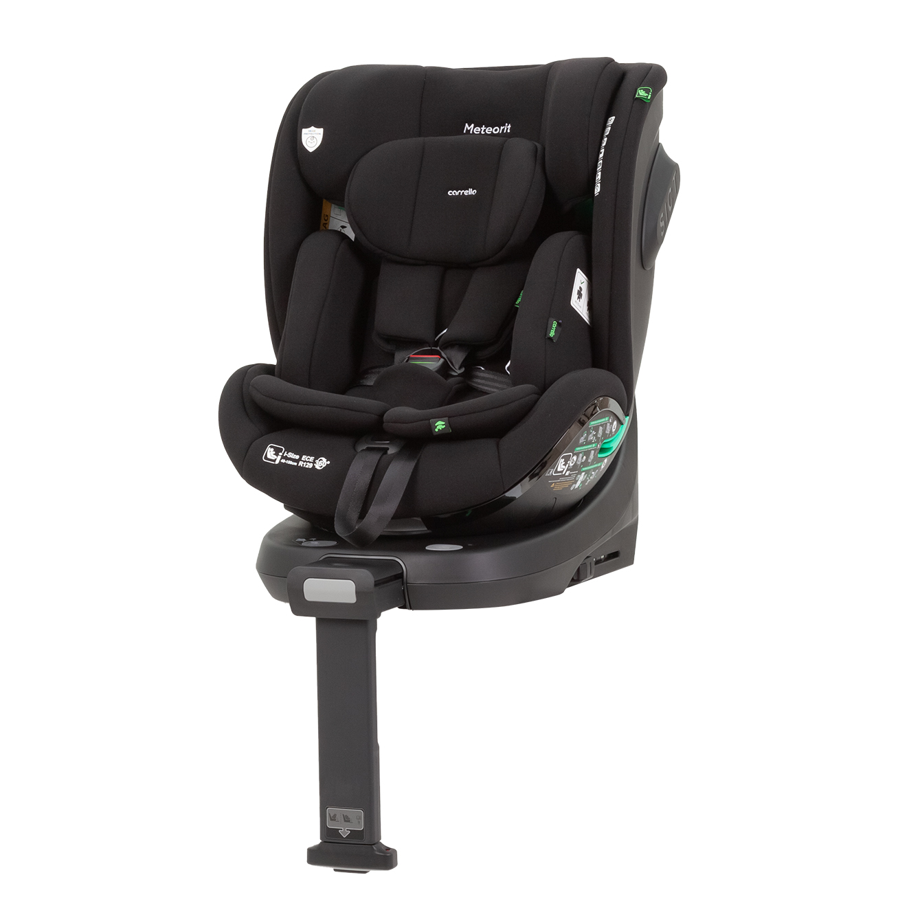 Автокрісло CARRELLO Meteorit CRL-16001 Space Black i-Size 40-150см ISOFIX, поворот, опор. стійка