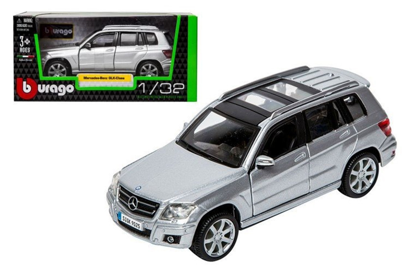 Автомодель - MERCEDES BENZ GLK-CLASS (асорті червоний, сріблястий, 1:32) 18-43016 BBURAGO