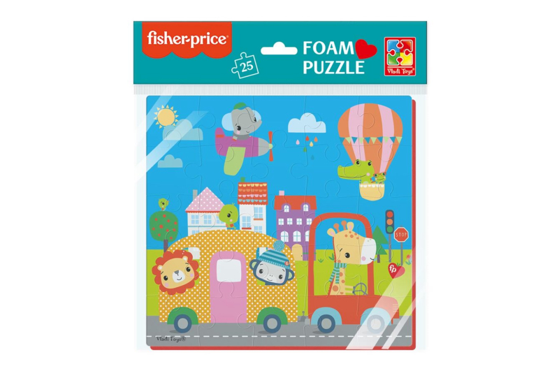 М'які пазли 22х23 'Fisher-Price. Місто' VT1109-05 (англ) VladiToys