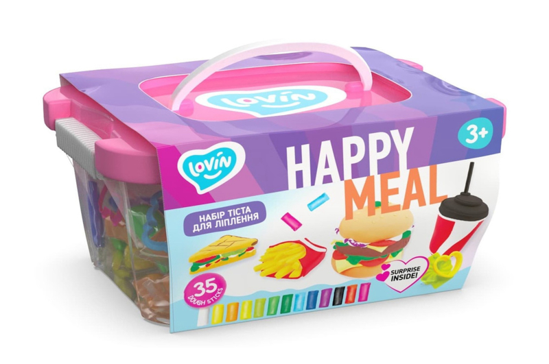 Набір тіста для ліплення TM Lovin Happy meal  41137