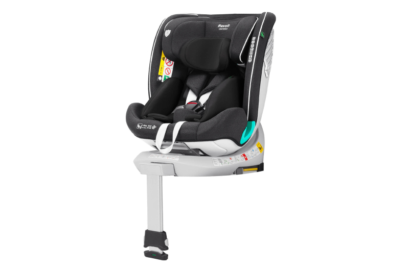 Автокрісло CARRELLO Revolt CRL-15805 Space Black i-Size 40-150см ISOFIX, поворот, опорна стійка