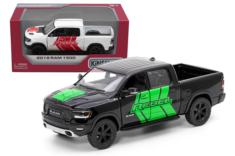 Модель KINSMART Пікап DODGE RAM 1500 5'' KT5413FW w/printing метал., інерц., відкр. дв., 4 кольори, коробка