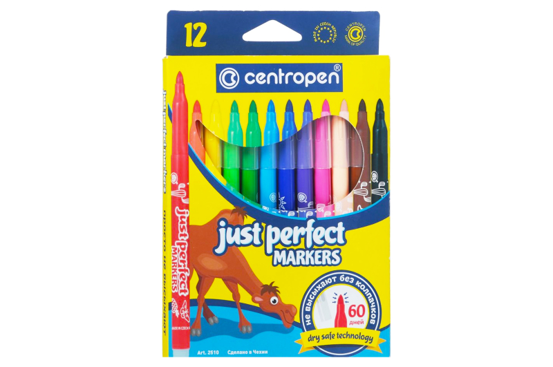 Фломастери Centropen 2510/12 Just Perfect 12 кольорів