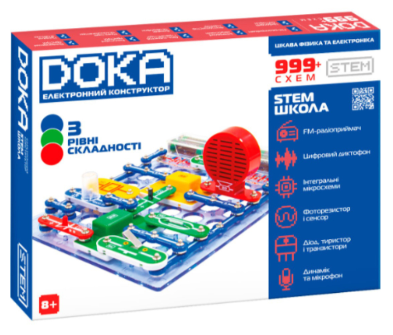 Конструктор електронний DOKA ШКОЛА 