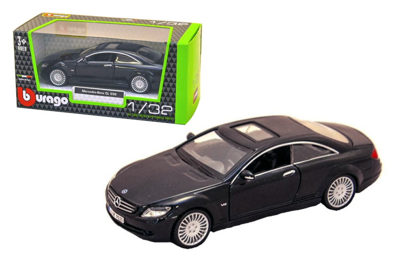 Автомодель Bburago Mercedes-Benz CL-550 чорний 1:32 (18-43032)