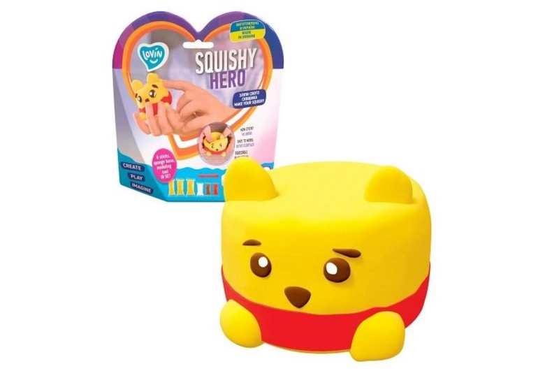 Набір для ліплення з повітряним пластиліном Сквіш Squiny Pooh ТМ Lovin 70128