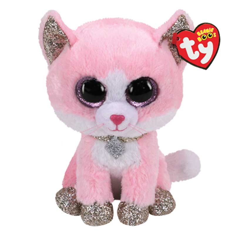 TY Beanie Boos Рожеве кошеня "FIONA" 15 см