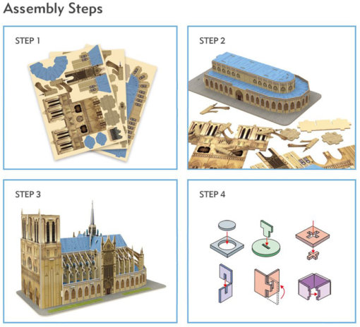 Cubic Fun Тривимірна головоломка-конструктор "Нотр Дам де Парі"