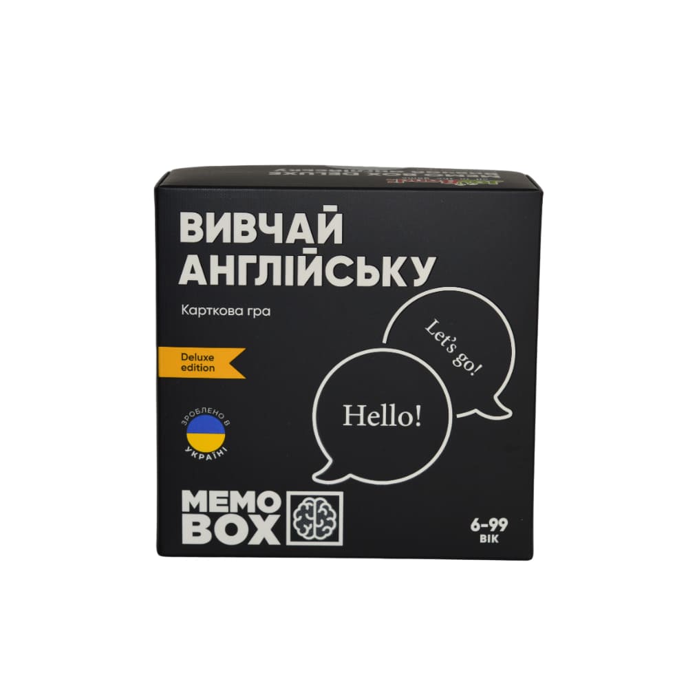 Настільна гра MemoBox Delux "Вивчай англійську"