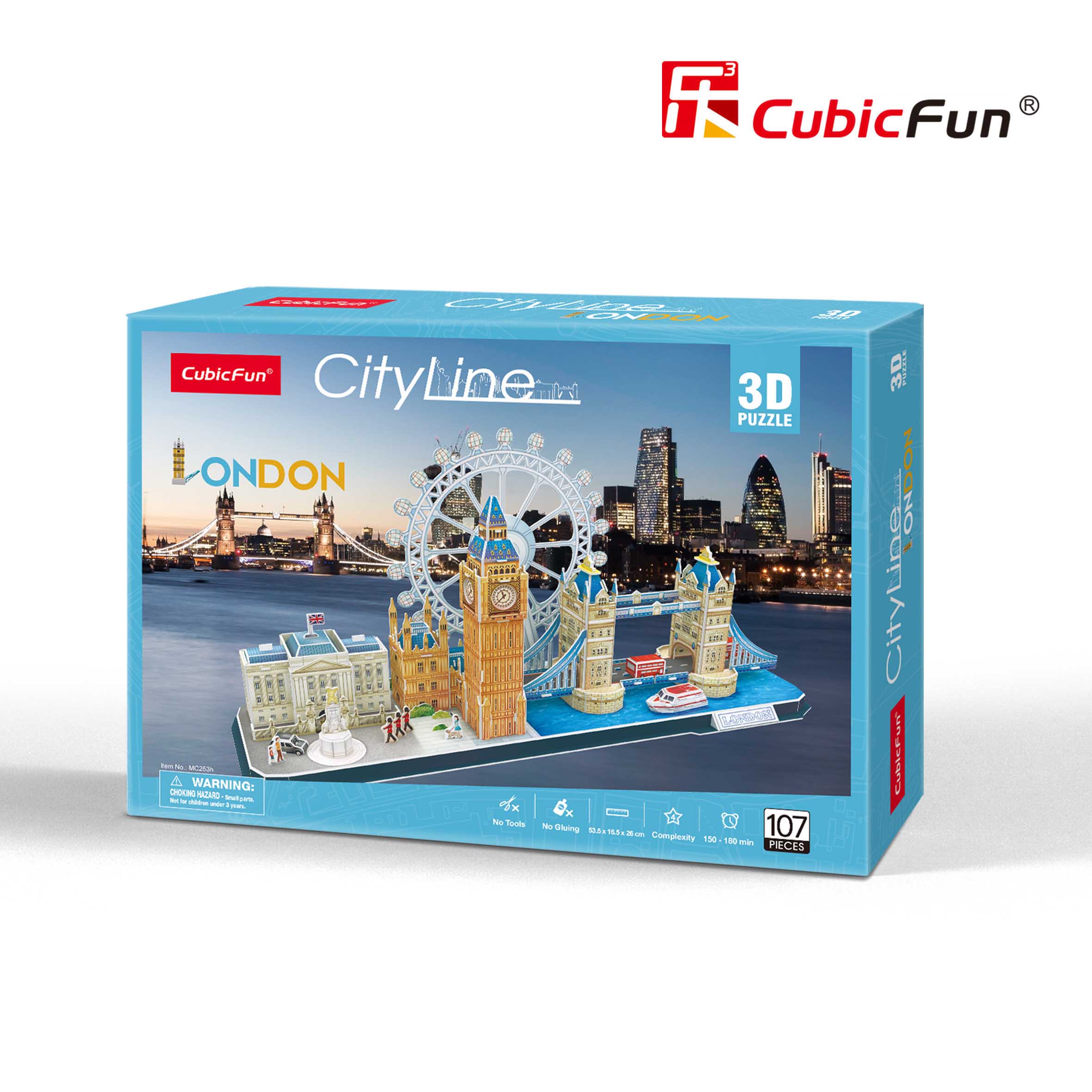 Cubic Fun Тривимірна головоломка-конструктор CITY LINE "LONDON"